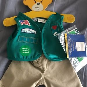 Build A Bear Girls Scout outfit.